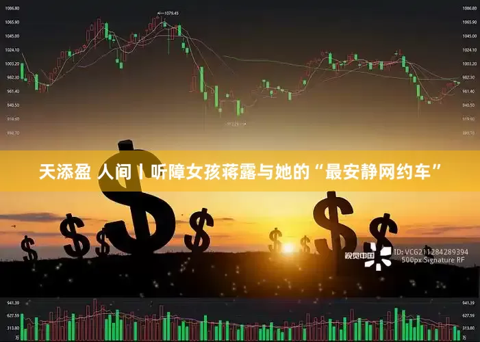 天添盈 人间丨听障女孩蒋露与她的“最安静网约车”