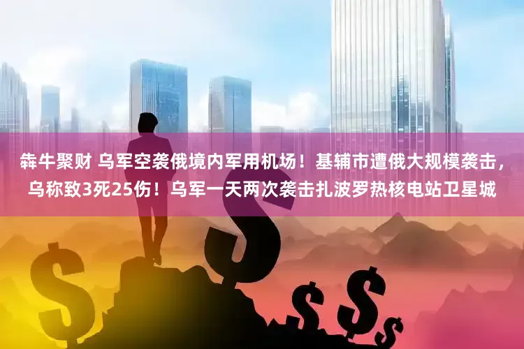 犇牛聚财 乌军空袭俄境内军用机场!基辅市遭俄大规模袭击,乌称致3死25伤!乌军一天两次袭击扎波罗热核电站卫星城